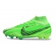 Nike Air Zoom Mercurial Superfly 9 Elite FG MDS 8 Verde Strike Negro 