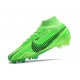 Nike Air Zoom Mercurial Superfly 9 Elite FG MDS 8 Verde Strike Negro 