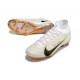 Nike Air Zoom Mercurial Superfly 9 Elite FG Blanco Negro Oro