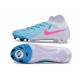Zapatos Nike Phantom Luna II Elite FG Azul Blanco Rosa