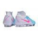Zapatos Nike Phantom Luna II Elite FG Azul Blanco Rosa