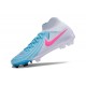 Zapatos Nike Phantom Luna II Elite FG Azul Blanco Rosa