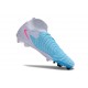Zapatos Nike Phantom Luna II Elite FG Azul Blanco Rosa