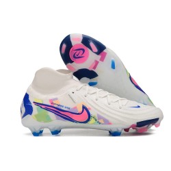 Zapatos Nike Phantom Luna II Elite FG Blanco Rosa Azul