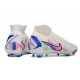 Zapatos Nike Phantom Luna II Elite FG Blanco Rosa Azul