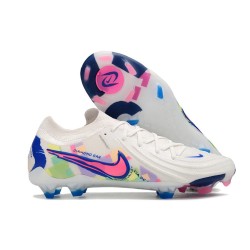 Bota Nike Phantom Luna 2 Elite FG Blanco Rosa Azul