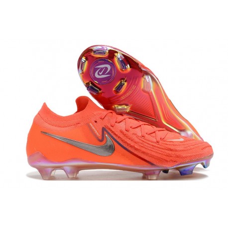 Bota Nike Phantom Luna 2 Elite FG Carmesí Vivo Blanco