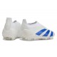 adidas Predator Elite Sin Cordones FG Blanco Azul