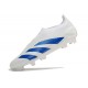 adidas Predator Elite Sin Cordones FG Blanco Azul