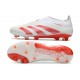adidas Predator Elite Sin Cordones FG Blanco Rojo