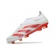 adidas Predator Elite Sin Cordones FG Blanco Rojo
