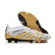adidas Predator Elite Sin Cordones FG Blanco Oro Gris