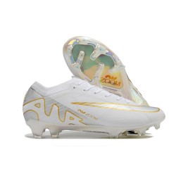 Nike Air Zoom Mercurial Vapor 15 Elite FG Blanco Oro