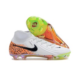 Zapatos Nike Phantom Luna II Elite FG Blanco Negro Naranja