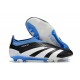 adidas Predator Elite Sin Cordones FG Negro Blanco Azul