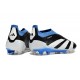 adidas Predator Elite Sin Cordones FG Negro Blanco Azul