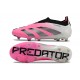 adidas Predator Elite Sin Cordones FG Rosa Blanco Negro