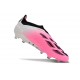adidas Predator Elite Sin Cordones FG Rosa Blanco Negro