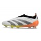 adidas Predator Elite Sin Cordones FG Blanco Negro Arancione