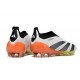 adidas Predator Elite Sin Cordones FG Blanco Negro Arancione