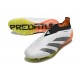 adidas Predator Elite Sin Cordones FG Blanco Negro Arancione