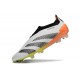 adidas Predator Elite Sin Cordones FG Blanco Negro Arancione