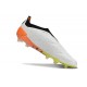 adidas Predator Elite Sin Cordones FG Blanco Negro Arancione