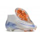 Nike Botines de fútbol Mercurial Superfly X Elite FG Blueprint Blanco Azul Carrera