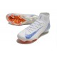 Nike Botines de fútbol Mercurial Superfly X Elite FG Blueprint Blanco Azul Carrera