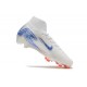 Nike Botines de fútbol Mercurial Superfly X Elite FG Blueprint Blanco Azul Carrera