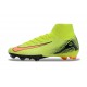 Nike Botines de fútbol Mercurial Superfly X Elite FG Amarillo Naranja