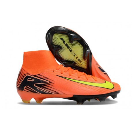 Nike Botines de fútbol Mercurial Superfly X Elite FG Naranja Amarillo