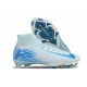 Nike Botines de fútbol Mercurial Superfly X Elite FG Blanco Azul