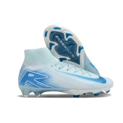 Nike Botines de fútbol Mercurial Superfly X Elite FG Blanco Azul