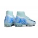 Nike Botines de fútbol Mercurial Superfly X Elite FG Blanco Azul