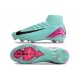 Nike Botines de fútbol Mercurial Superfly X Elite FG Verde Negro Rosa