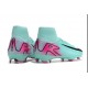 Nike Botines de fútbol Mercurial Superfly X Elite FG Verde Negro Rosa