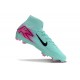Nike Botines de fútbol Mercurial Superfly X Elite FG Verde Negro Rosa
