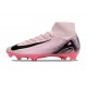 Nike Botines de fútbol Mercurial Superfly X Elite FG Rosa Negro