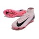 Nike Botines de fútbol Mercurial Superfly X Elite FG Rosa Negro