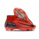 Nike Botines de fútbol Mercurial Superfly X Elite FG Rojo Negro