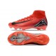 Nike Botines de fútbol Mercurial Superfly X Elite FG Rojo Negro