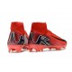 Nike Botines de fútbol Mercurial Superfly X Elite FG Rojo Negro