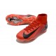 Nike Botines de fútbol Mercurial Superfly X Elite FG Rojo Negro