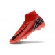 Nike Botines de fútbol Mercurial Superfly X Elite FG Rojo Negro