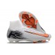 Nike Botines de fútbol Mercurial Superfly X Elite FG Blanco Naranja Negro
