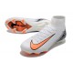 Nike Botines de fútbol Mercurial Superfly X Elite FG Blanco Naranja Negro