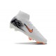 Nike Botines de fútbol Mercurial Superfly X Elite FG Blanco Naranja Negro