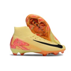 Nike Botines de fútbol Mercurial Superfly X Elite FG Amarillo Negro