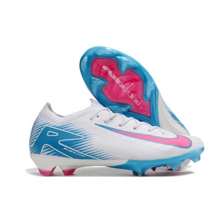 Botas Nike Zoom Mercurial Vapor XVI Elite FG Blanco Azul Rosa